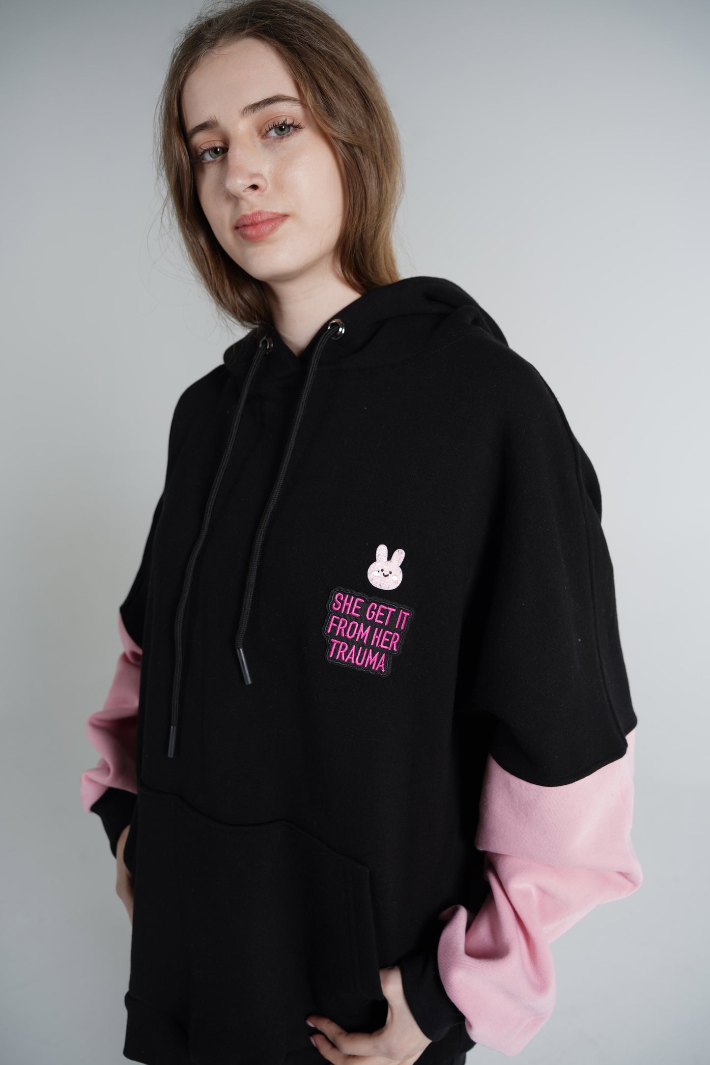 "She get it from her trauma" Hoodie