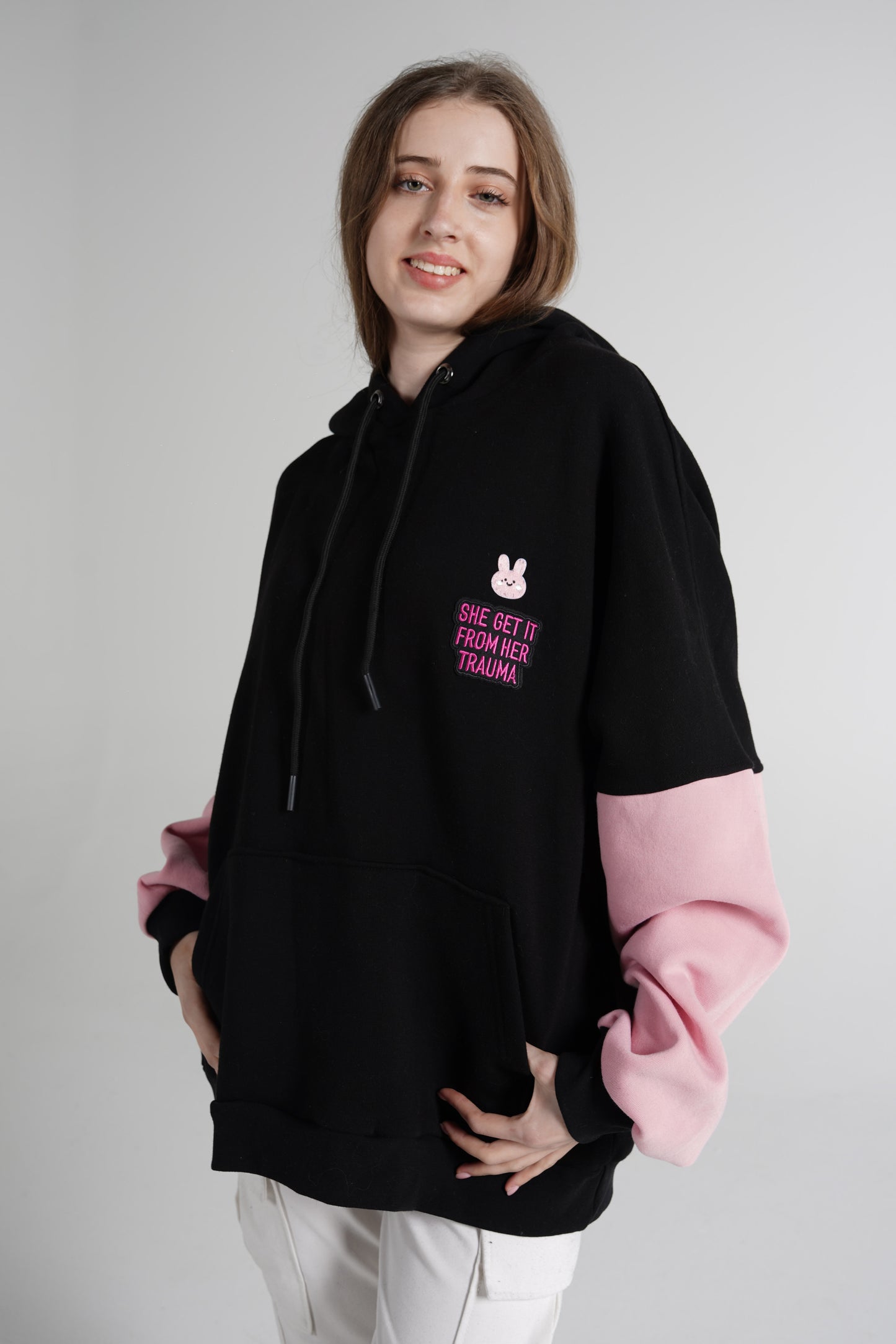 "She get it from her trauma" Hoodie