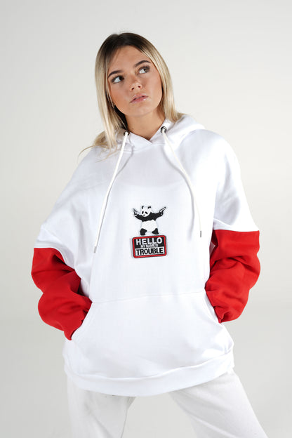 "Hello, My Name is Trouble" Hoodie