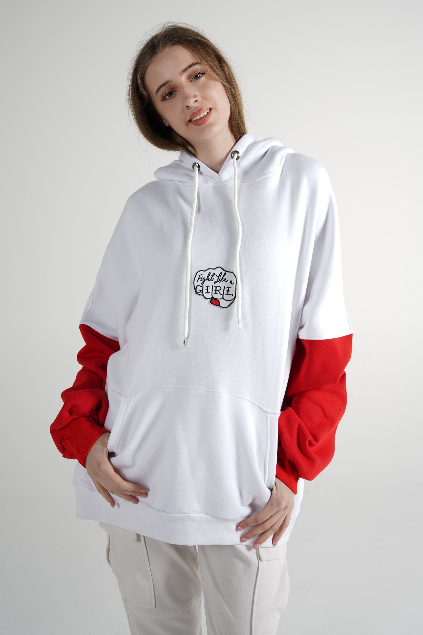 "Fight like a girl" Hoodie